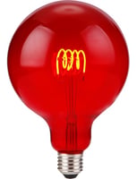 LED E27 Fila FleX TR Globe G125x180 230V 60Lm 4W AC Red Dim