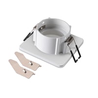 NEW TRIA® 68, plafondinbouwring, L: 8.3 B: 8.3 H: 3.55 cm, IP 65, incl