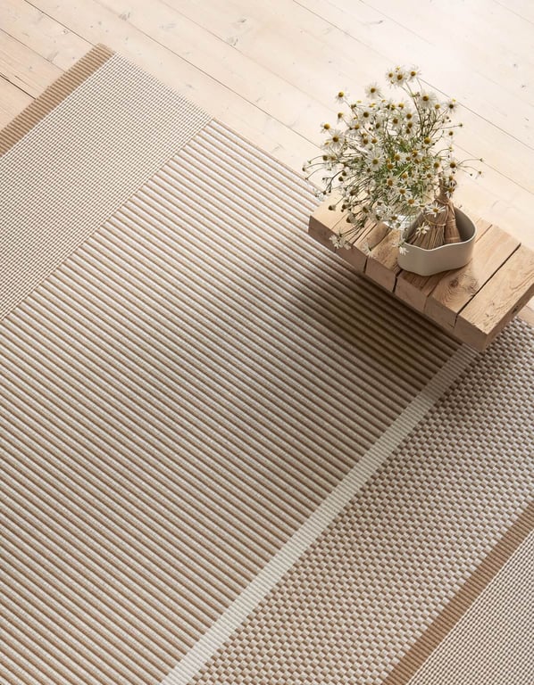 Design vloerkleed Woodnotes San Francisco Natural White 1430501