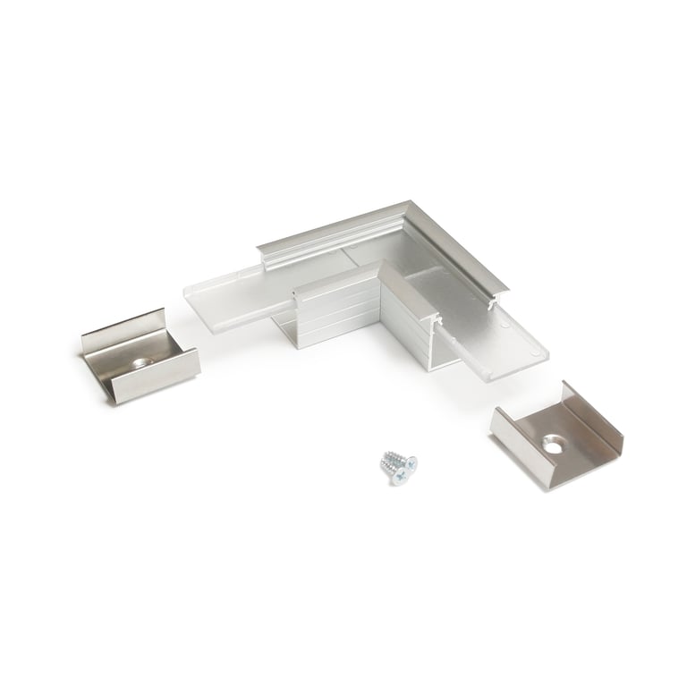 LUMIKO P20-OP-H90-GS - Profiel 20 opbouw hoek 90 graden, grijs