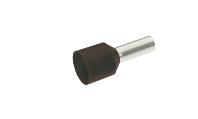 GeÏsoleerde Adereindhuls Kortsluitveilige leiding, 1,5mm², lengte 10mm