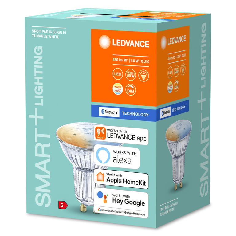 SMART+ Spot GU10 Tunable White 40 45° 5 W/2700…6500K GU10 (CS à 1 PCE)