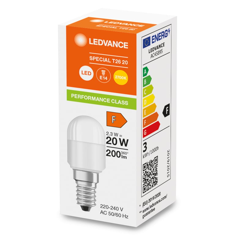 LED SPECIAL T26 P 2.3W 827 FR E14