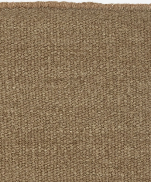 Kvadrat vloerkleed Vintage Plain Donkerbruin 0016