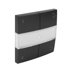 Efapel afdekschakelaar tbv dimmer 21218 zwart