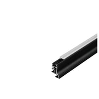 GLENOS Plintprofiel 100 zwart mat, 1m, incl. cover