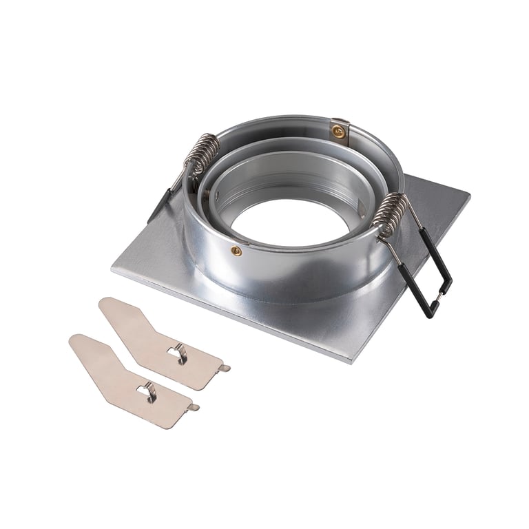 NEW TRIA® 75, plafondinbouwring, L: 9 B: 9 H: 2.6 cm, IP20, aluminium