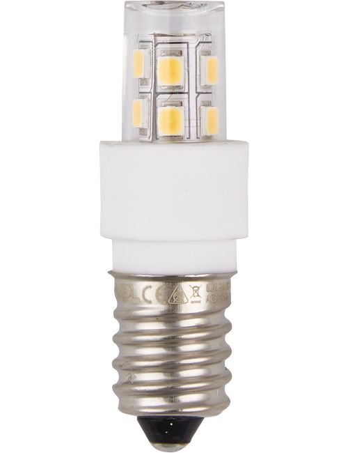 LED E14 Tube T17x52 10-30V 180Lm 2W 830 AC/DC Clear Non-Dim
