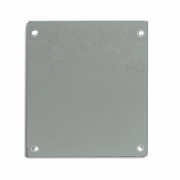 E69s eindkap zilver voor profiel PN17 with 2pcs, incl. schroeven