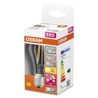 LED Retrofit CLASSIC A GLOWdim 40 CL 4.5 W/2700K E27 (CS à 1 PCE)