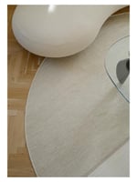 Hip vloerkleed rond Mila Beige
