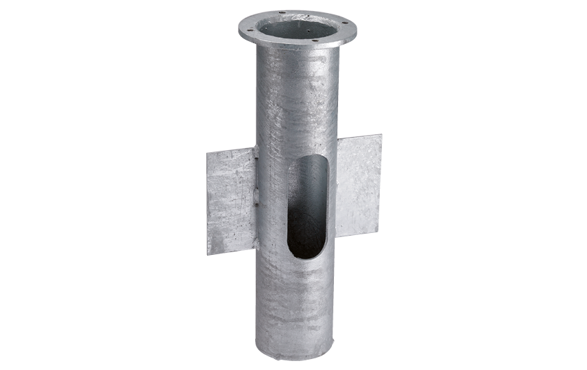 GRONDANKER GALVA VOOR BOLLARD RAY/CIRCLED