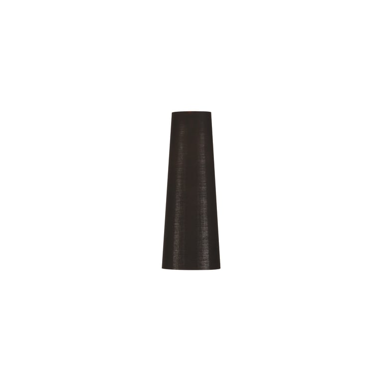 FENDA 15cm lampenkap conisch zwart/koper