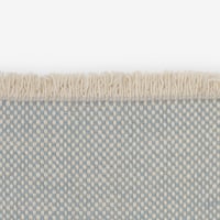 Kvadrat vloerkleed Duotone Wit Blauw 0731