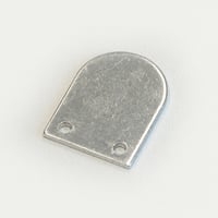 Eindkap, aluminium, Pendel, rond, 20mm