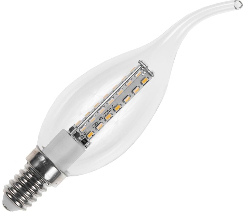 Masterlight - LED Tip-Candle 3W E14 clear 2700K 145Lm S023950402