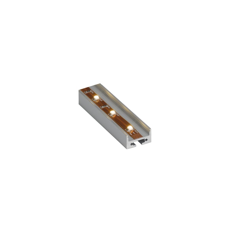 ALUMINIUM OPBOUWPROFIEL alu geanod. 1m, cover
