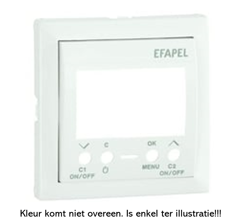Cpl Tijdschakelaar Digitaal 6A + 6A 2 Circuits Creme