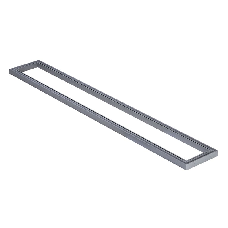 AIXLIGHT BASISFRAME 1 zilvergrijs 160cm