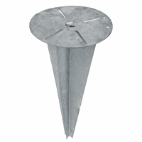 Montage spie 2 - Grijs - VERANKERINGSPAAL  22,6 CM