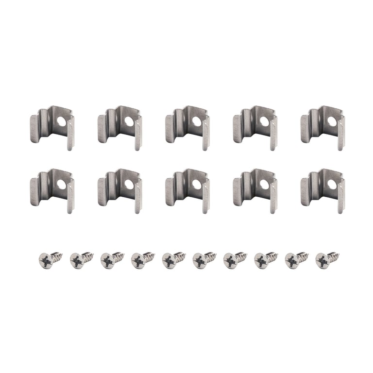 Montageclips voor DELF D vlak, 10 stuks