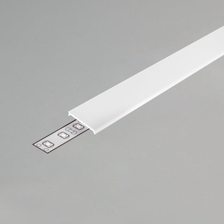 LUMIKO P-AFC3-O-10X-1M - Profiel afdekking C3, klik, opaal, 10 stukken