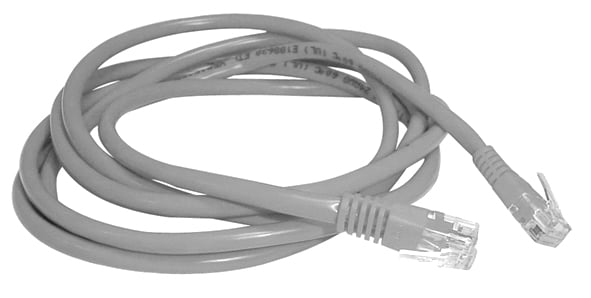 Efapel patchkabel/4paar utp cat 6 + 2x rj45 male plug grijs 0,5 mtr