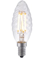 Masterlight - LED E14 Fila Twisted Candle C35x100 230V 250Lm 4W 922 AC Cle SLF023810309