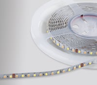 LED strip SILVER IP62, 24Vdc, 120 LED's/m CW (6000K)+ WW (2400K)