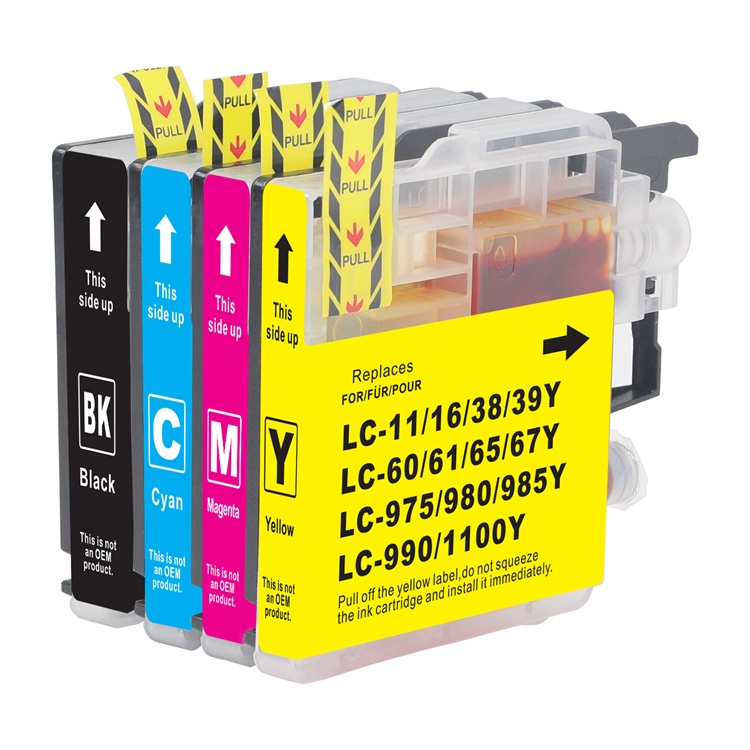 Brother LC-1100XL multipack huismerk - 4 kleurenbundel hoge capaciteit huismerk