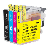 Brother LC-1100XL multipack huismerk - 4 kleurenbundel hoge capaciteit huismerk