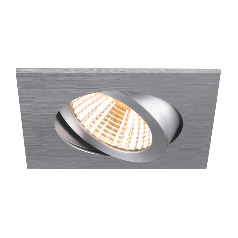 NEW TRIA® 68, plafondinbouwring, L: 8.2 B: 8.2 H: 2.6 cm, IP20, alumin