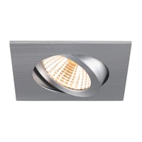 NEW TRIA® 68, plafondinbouwring, L: 8.2 B: 8.2 H: 2.6 cm, IP20, alumin