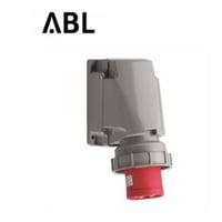 ABL CEE wandapparaatstekker, IP67, 63A, 5-polig, 400V, 6h, rood
