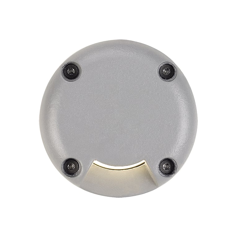 LED PLOT ROUND cover, 1 lichtbundel, zilvergrijs