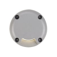 LED PLOT ROUND cover, 1 lichtbundel, zilvergrijs