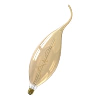 Calex Altea LED Lamp BXS125 220-240V 6W 210lm E27, Gold 2100K dimmable, energy label B
