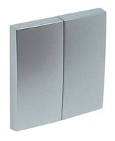 Efapel basis wip serie/wissel-wissel/dubbele pulsschakelaar aluminium