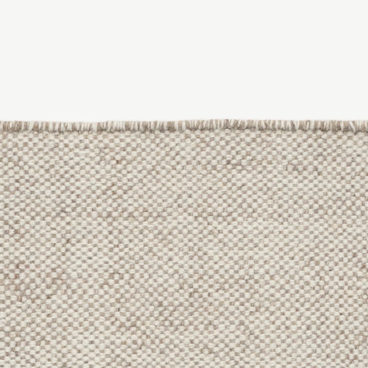 Kvadrat vloerkleed Yield without fringes Licht Beige 0111