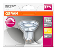 LED SUPERSTAR PAR16 80 120 8 W/2700K GU10 (CS à 1 PCE)