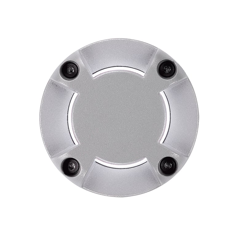 LED PLOT ROUND cover, 4 lichtbundels, zilvergrijs