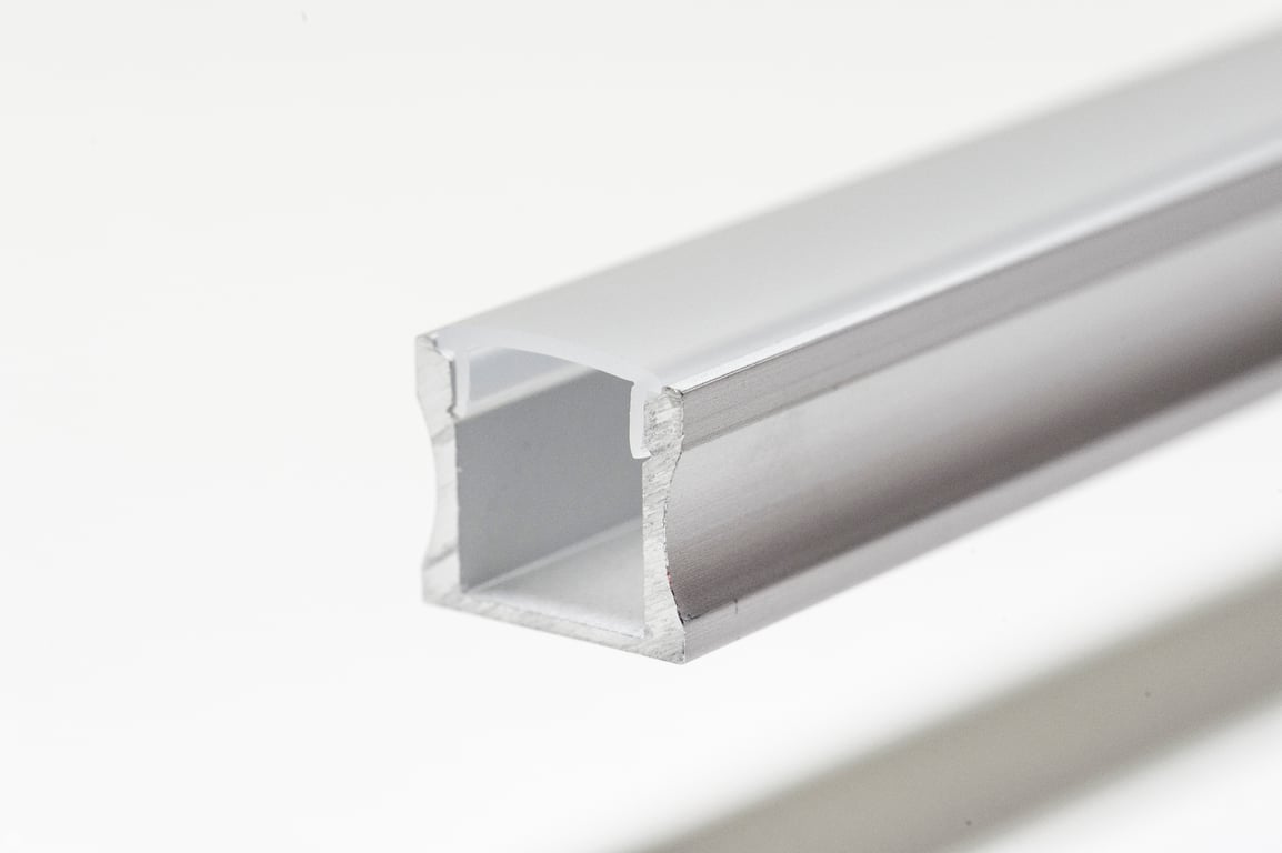 Aluminium profiel 2m, Opbouw, 15mm