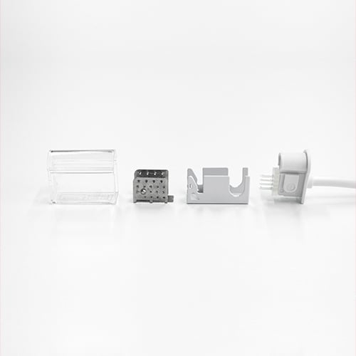 Aansluitsnoer, IP65, 3m, type 02 RGB Lumiaflex II Snap aansluiting