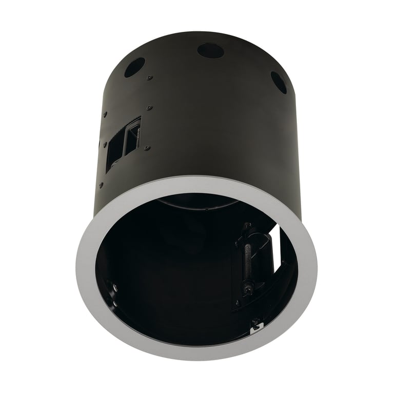 AIXLIGHT PRO 1 FRAME ROUND zilvergrijs/zwart
