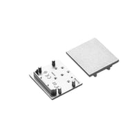 LUMIKO P30-02-EK-ZV - Eindkap voor Profiel 30 type 30-02, zilvergrijs