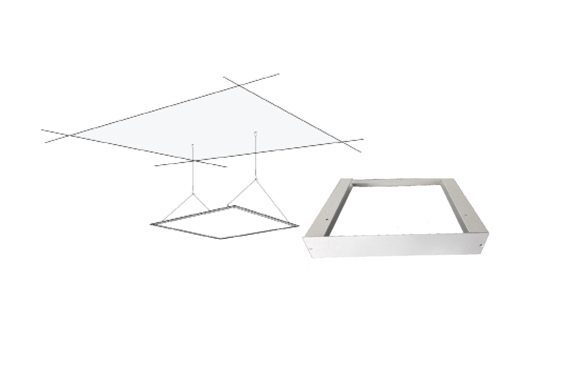 Suspension set voor LED paneel 60x60