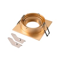 NEW TRIA® 75, plafondinbouwring, L: 9 B: 9 H: 2.6 cm, IP20, roségold