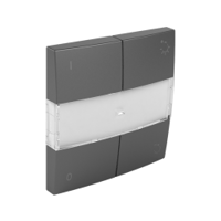 Efapel afdekschakelaar tbv dimmer 21218 donker grijs