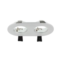 LUMIKO LED-IA-2VOV - Verona inbouwarmatuur, ovaal, 2voudig, 80x142, al