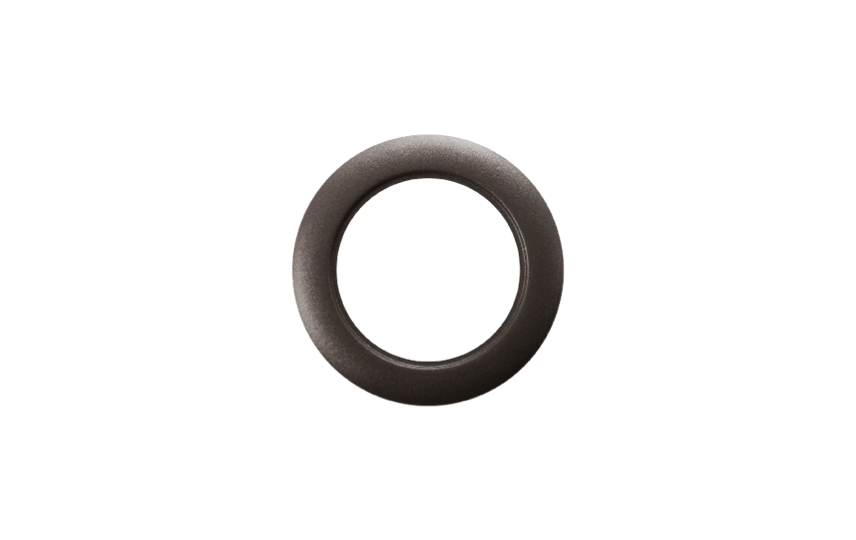 Rehab ring d. 133mm mat zwart in- en outd